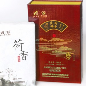 M seturi lotus parfumat ceai fuzhuan hunan anhua ceai negru ceai de îngrijire a sănătății
